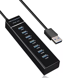 USB хаб EasyLife 7-in-1 black - фото USB хаб EasyLife 7-in-1 black