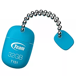 Флешка Team 32GB T151 Blue USB 2.0 (TT15132GL01) - фото Флешка Team 32GB T151 Blue USB 2.0 (TT15132GL01)