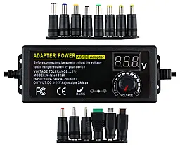 Универсальный блок питания для ноутбуков 3-24V / 3A / 72W + 14 разъемов - фото Универсальный блок питания для ноутбуков 3-24V / 3A / 72W + 14 разъемов