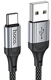 Кабель Hoco X102 Fresh USB-A - Type-C 15w 3a 1м cable Black - фото Кабель Hoco X102 Fresh USB-A - Type-C 15w 3a 1м cable Black