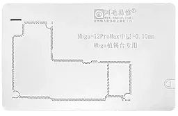 BGA трафарет (для реболінгу) Amaoe Apple iPhone 12 Pro Max 0.10 мм міжплатний