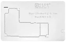 BGA трафарет (для реболлинга) Amaoe Apple iPhone 12 Pro Max 0.10 мм межплатный - фото BGA трафарет (для реболлинга) Amaoe Apple iPhone 12 Pro Max 0.10 мм межплатный