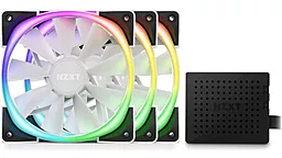 Система охолодження Nzxt Aer RGB 2 120 Starter Kit Black 3-Pack (HF-2812C-TW) - мініатюра 2