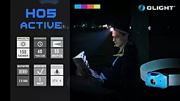 Ліхтарик Olight H05 Active Green - мініатюра 6 Ліхтарик Olight H05 Active Green - мініатюра 6