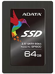 Накопичувач SSD ADATA Premier Pro SP900 64 GB (ASP900S3-64GM_) - фото Накопичувач SSD ADATA Premier Pro SP900 64 GB (ASP900S3-64GM_)