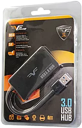USB хаб Frime 4хUSB3.0 Hub Black (FH-30510) - миниатюра 4