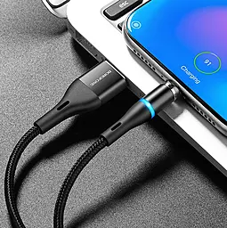 Кабель Borofone BU16 USB-A - Type-C 15w 3a 1.2м cable Black - миниатюра 4 Кабель Borofone BU16 USB-A - Type-C 15w 3a 1.2м cable Black - миниатюра 4