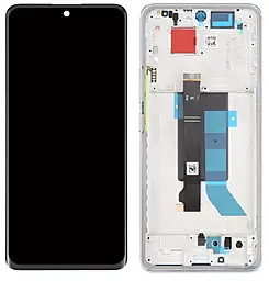 Дисплей Xiaomi Redmi Note 14 Pro 5G с тачскрином и рамкой, оригинал, Silver - фото Дисплей Xiaomi Redmi Note 14 Pro 5G с тачскрином и рамкой, оригинал, Silver