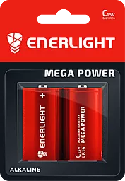 Батарейки Enerlight С / RL14 Mega Power 2шт 1.5 V - фото Батарейки Enerlight С / RL14 Mega Power 2шт 1.5 V