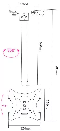 Кронштейн для телевизора DreamStar FLAT-PANEL TELEVISIONS HANGER - фото 8