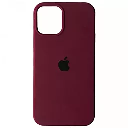 Чехол Silicone Case Full для Apple iPhone 14  Marsala