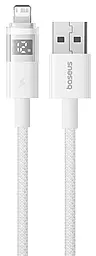 Кабель Baseus Display 2 USB-A - Lightning 12w 2.4a 1м cable White (P10382700211-00) - фото Кабель Baseus Display 2 USB-A - Lightning 12w 2.4a 1м cable White (P10382700211-00)