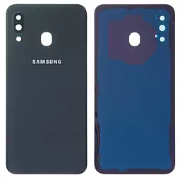 Задняя крышка корпуса Samsung Galaxy A30 2019 A305 со стеклом камеры Original Black