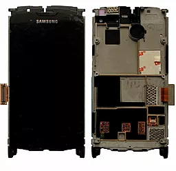 Дисплей Samsung S8530 Wave 2 з тачскріном і рамкою, (TFT), Black