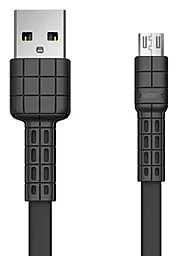 Кабель Remax Armor USB-A - micro USB 12w 2.4a 1м cable Black (RC-116m) - фото Кабель Remax Armor USB-A - micro USB 12w 2.4a 1м cable Black (RC-116m)
