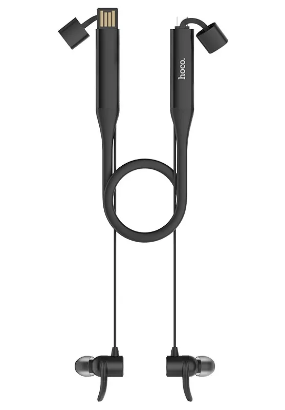 Наушники Hoco S18 Glamor Black - фото 3