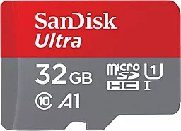 Карта памяти SanDisk microSDHC 32GB Ultra Class 10 UHS-I U1 A1 + SD-адаптер (SDSQUNR-032G-GN3MA) - миниатюра 2