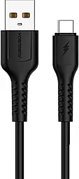 Кабель Denmen USB-A - Type-C 12w 2.4a 1м cable Black (DM-D42T-BK) - фото Кабель Denmen USB-A - Type-C 12w 2.4a 1м cable Black (DM-D42T-BK)
