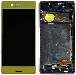 Дисплей Sony Xperia X (F5121, F5122) с тачскрином и рамкой, Gold - фото Дисплей Sony Xperia X (F5121, F5122) с тачскрином и рамкой, Gold