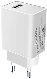 Сетевое зарядное устройство с быстрой зарядкой Joyroom Single Port QC 3.0 Charger White (STC28)