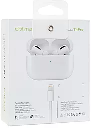 Навушники Optima T4 Pro White - мініатюра 6 Навушники Optima T4 Pro White - мініатюра 6