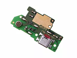 Нижняя плата Huawei Y5 Dual Sim 2017 (MYA-L22) с разъемом зарядки и микрофоном - фото Нижняя плата Huawei Y5 Dual Sim 2017 (MYA-L22) с разъемом зарядки и микрофоном