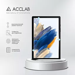 Захисне скло ACCLAB Full Glue для Samsung Tab A8 2021/X200/X205 10.5" Black - мініатюра 4