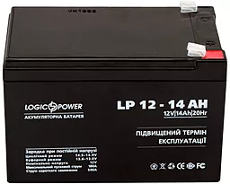Акумуляторна батарея Logicpower 12V 14 Ah Silver (LP 12 - 14 AH Silver) AGM