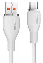 Кабель Baseus Pudding Series Fast Charging USB-A - Type-C 100w 6a 2м сable White (P10355703221-01)