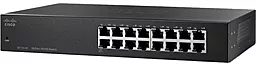 Коммутатор (свитч) Cisco SF110-16 (SF110-16-EU) - фото Коммутатор (свитч) Cisco SF110-16 (SF110-16-EU)