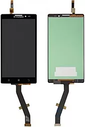 Дисплей Lenovo K910 Vibe Z (K910L) з тачскріном, Black - фото Дисплей Lenovo K910 Vibe Z (K910L) з тачскріном, Black