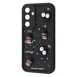 Чехол Pretty Things Case для Samsung Galaxy A55 black/coffee