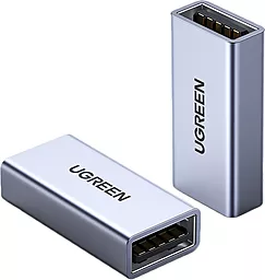 Адаптер-переходник Ugreen US381 USB3.0 A/F/AF серый (20119) - фото Адаптер-переходник Ugreen US381 USB3.0 A/F/AF серый (20119)