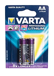 Батарейки Varta AA / R6 Professional Lithium 2шт 1.5 V