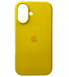 {"ru": "Чехол", "uk": "Чохол"} Silicone Case Full для Apple iPhone 16 Sunny Yellow