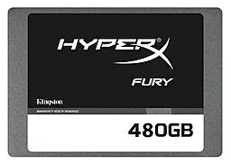 Накопичувач SSD HyperX FURY 480 GB (SHFS37A/480G) - фото Накопичувач SSD HyperX FURY 480 GB (SHFS37A/480G)