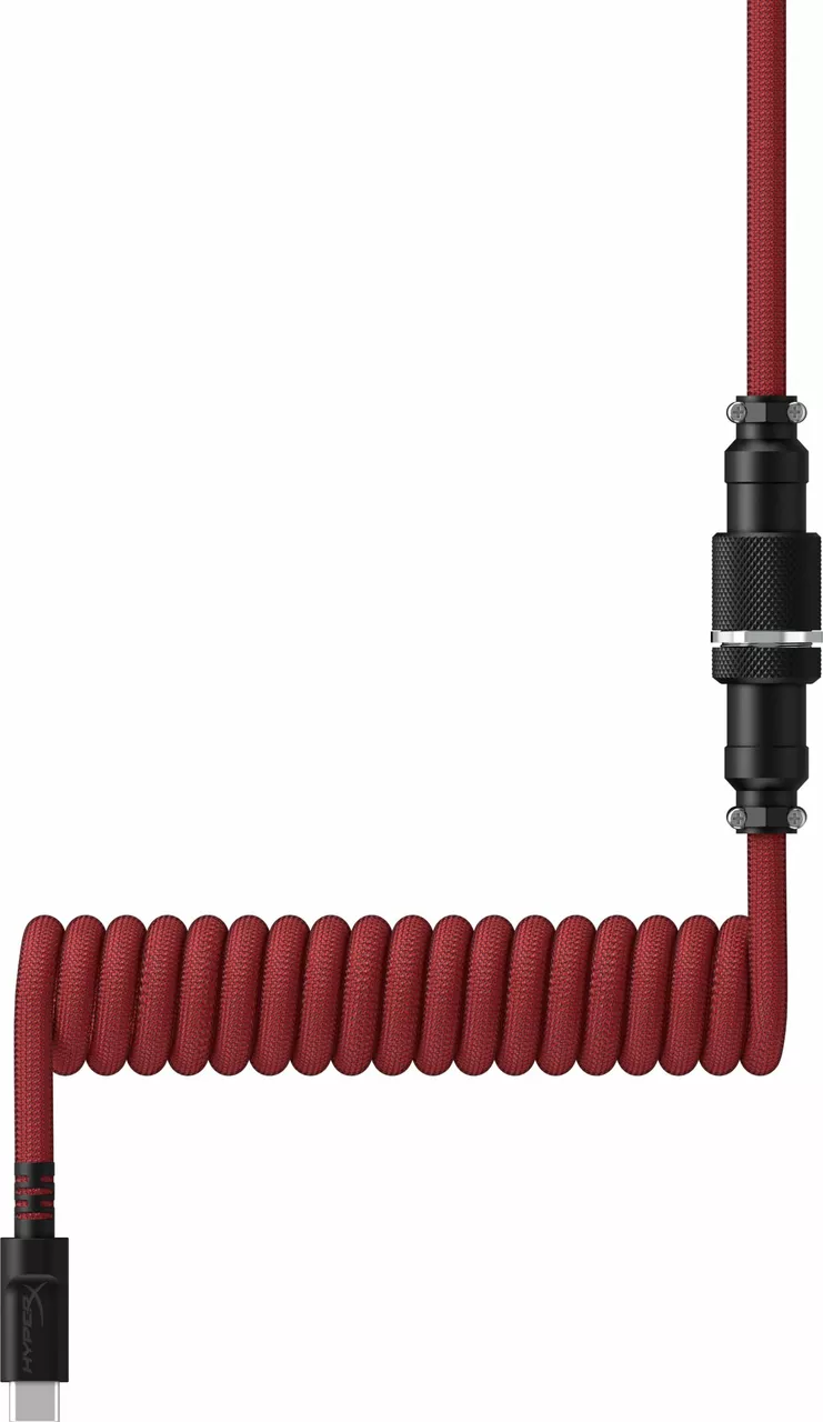 Кабель HyperX USB-A - Type-C 12w 2.4a 1.37м cable Red/Black (6J677aA) - фото 3