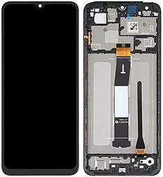 Дисплей Xiaomi Redmi 12C с тачскрином и рамкой, оригинал, Black
