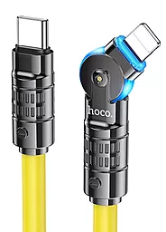 Кабель USB PD Hoco U118 27w 3a 1.2m USB Type-C - Lightning cable yellow