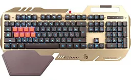 Клавиатура A4Tech Bloody B418 USB Golden - фото Клавиатура A4Tech Bloody B418 USB Golden