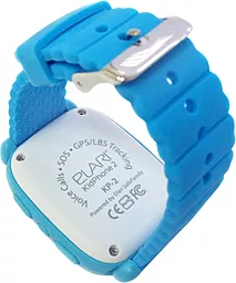 Смарт-часы ELARI KidPhone 2 с GPS-трекером Blue (KP-2BL) - миниатюра 5