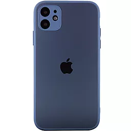 Чехол Epik TPU+Glass Matte Candy Full camera Apple iPhone 11 Blue