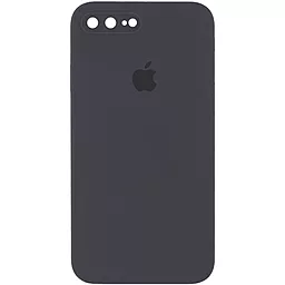 Чохол Silicone Case Full Camera Square для Apple iPhone 7 Plus, iPhone 8 Plus Dark Gray