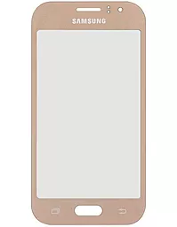Корпусное стекло дисплея Samsung Galaxy J1 Ace J110H Gold - фото Корпусное стекло дисплея Samsung Galaxy J1 Ace J110H Gold