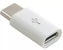 Адаптер-переходник ExtraDigital MicroUSB - USB Type-C White (KBU1672) - миниатюра 3