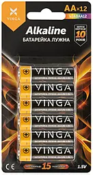Батарейки Vinga AA LR6 Alkaline Blister 12шт - фото Батарейки Vinga AA LR6 Alkaline Blister 12шт