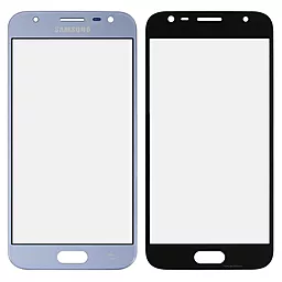 Корпусное стекло дисплея Samsung Galaxy J3 J330F 2017 Blue - фото Корпусное стекло дисплея Samsung Galaxy J3 J330F 2017 Blue