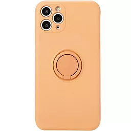 Чохол Epik TPU Candy Ring Full Camera для Apple iPhone 12 Pro (6.1")  Оранжевий / Coral
