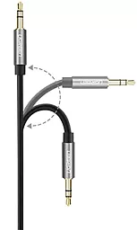 Аудіо кабель Ugreen AV119 AUX mini Jack 3.5mm M/M Cable 0.5 м black (10732) - мініатюра 6