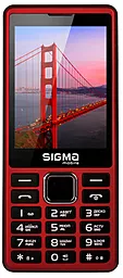 Мобильный телефон Sigma mobile X-style 36 Point Red - фото Мобильный телефон Sigma mobile X-style 36 Point Red